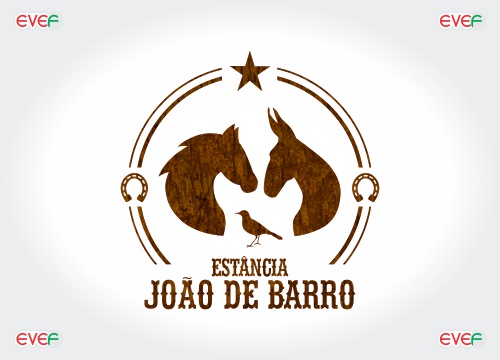 logotipo logomarca fazenda estancia jdb